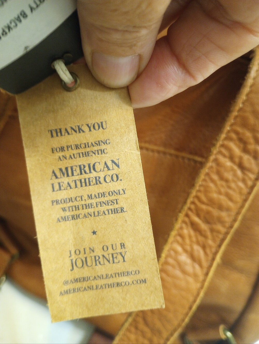 American Leather Co. Women's Liberty Leather Backpack NWT - Picture 9 of 14